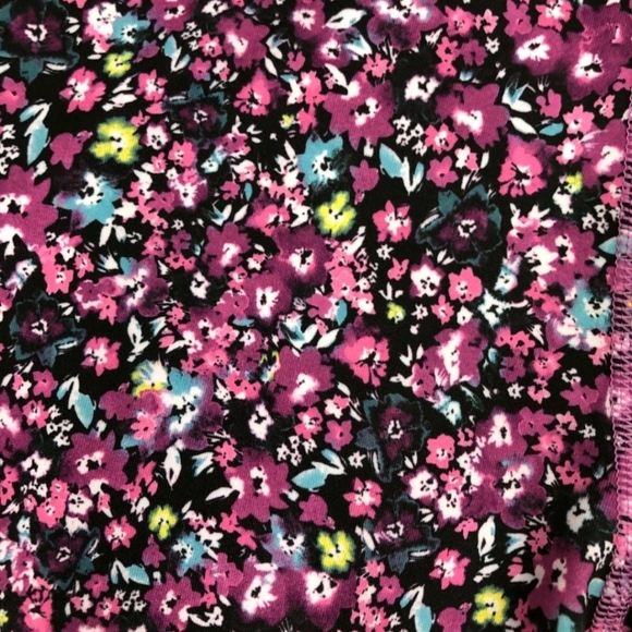 Tek Gear Workout Gear Women's Floral Pink Leggings Crop Size XL AE-2282 - Picture 11 of 14